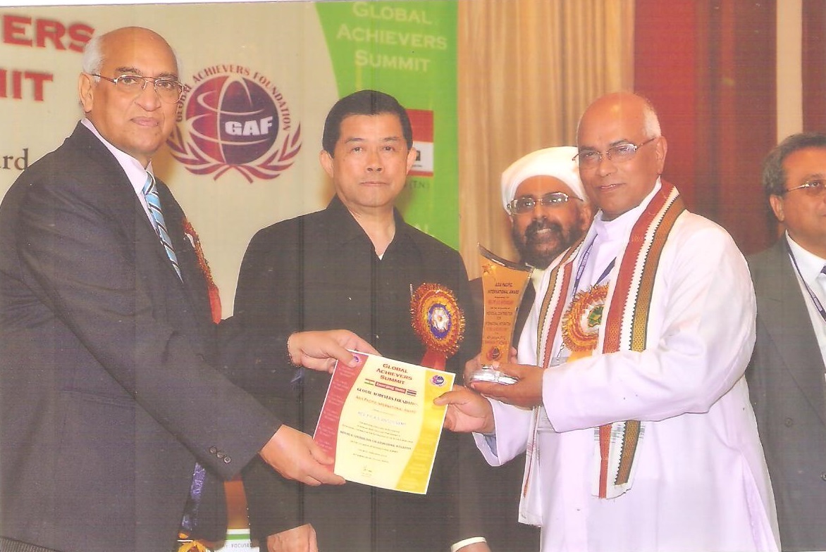 Award to Fr A.S